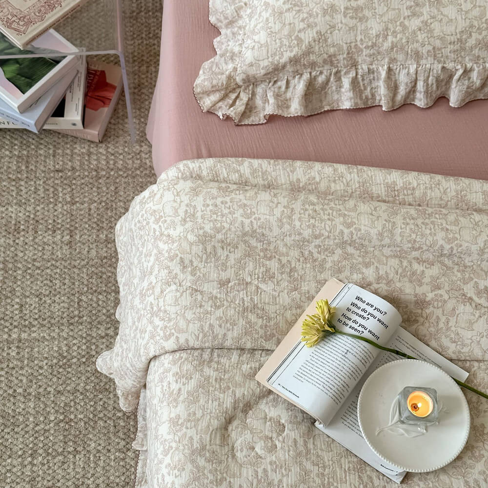3-piece Ruffle Comforter Set - StuffedHome
