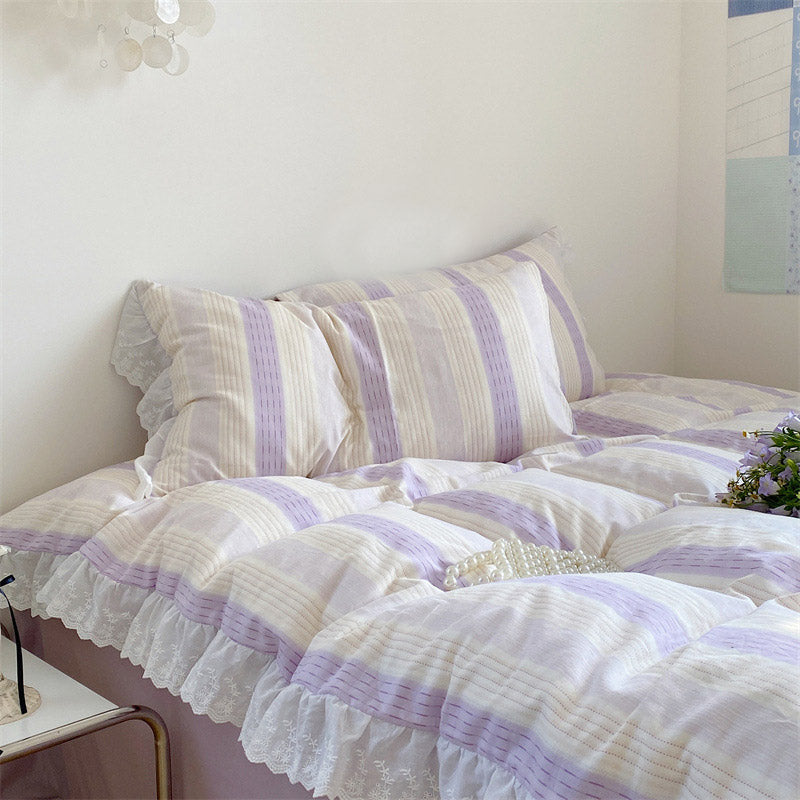 Cottage Stripe Bedding Set