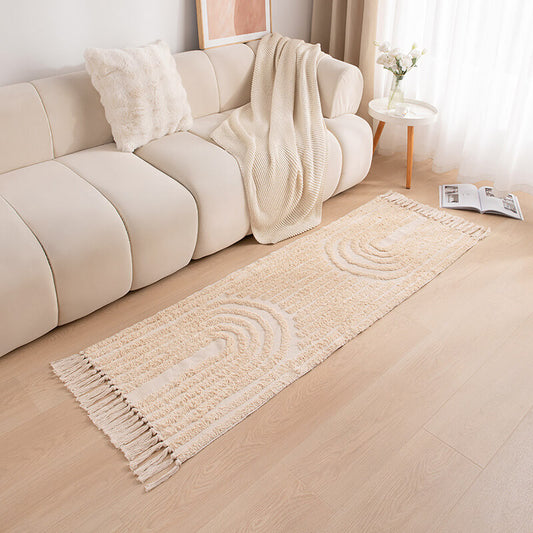 Cotton Fringe Rug - StuffedHome