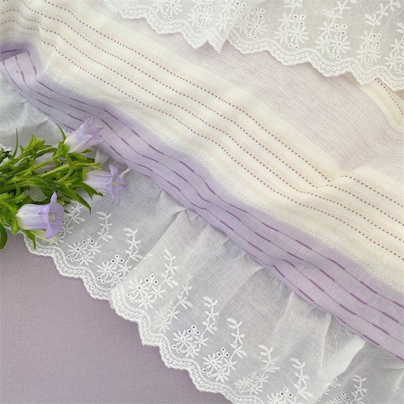 Fresh Pastel Stripe Bedding Set - StuffedHome
