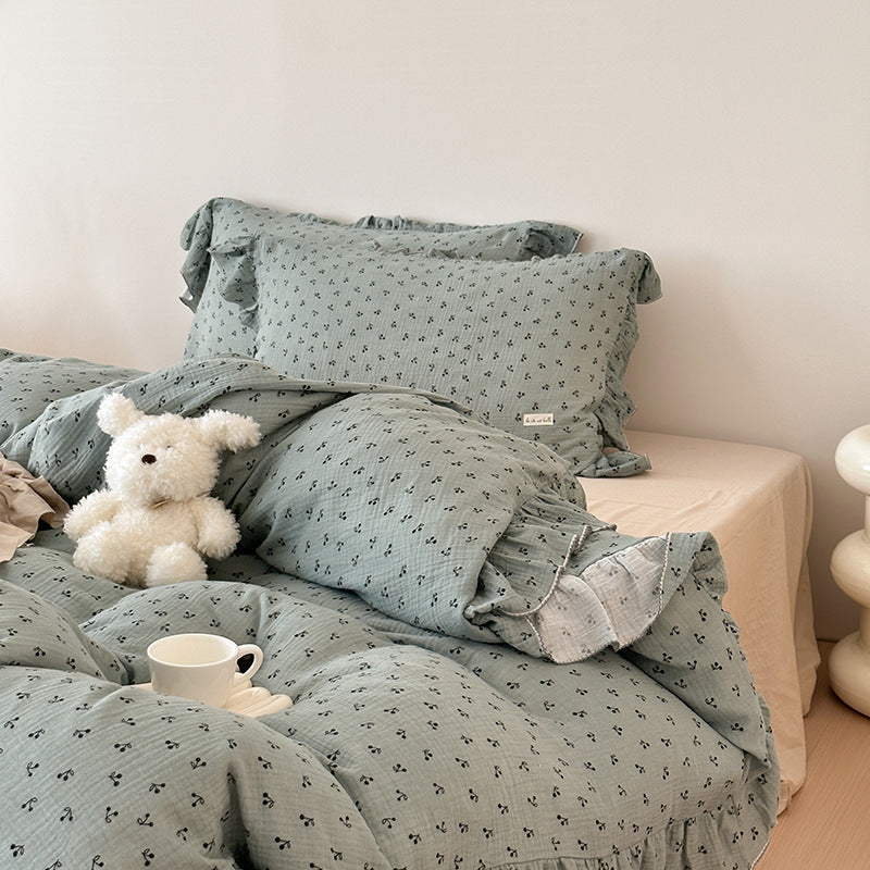 Ruffle Bedding Duvet Cover - StuffedHome
