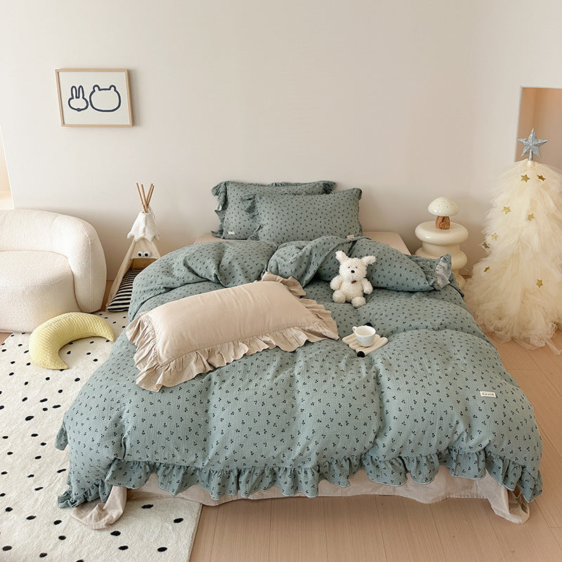 Ruffle Bedding Duvet Cover - StuffedHome