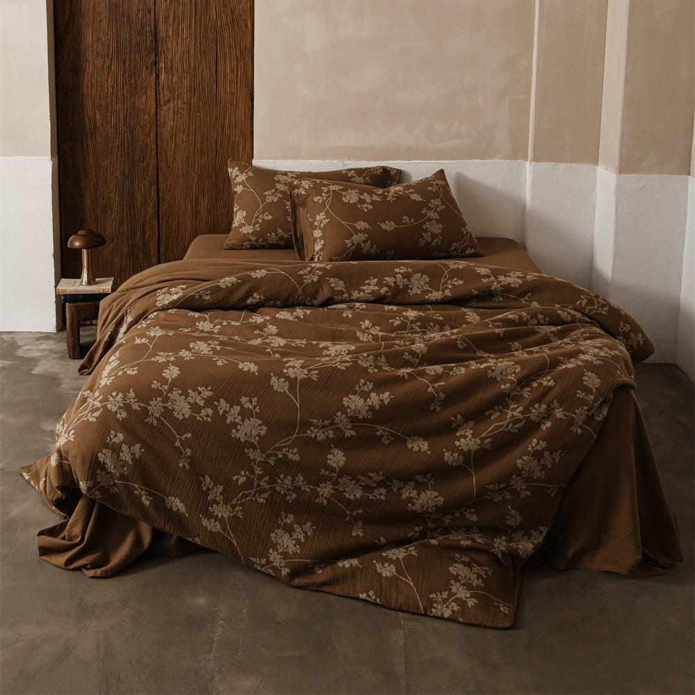 Cotton Gauze 4-Piece Bedding Set - StuffedHome