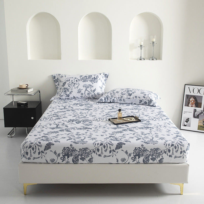 Percale Cotton Fitted Sheet - StuffedHome