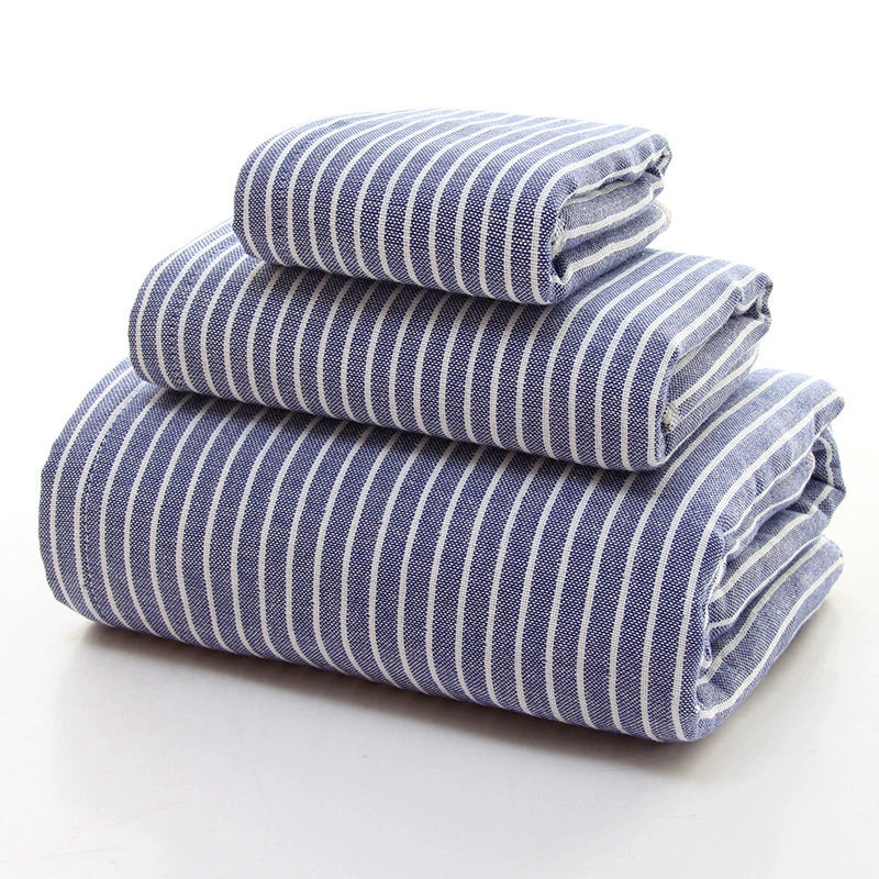 Striped Bath Towel Set - StuffedHome