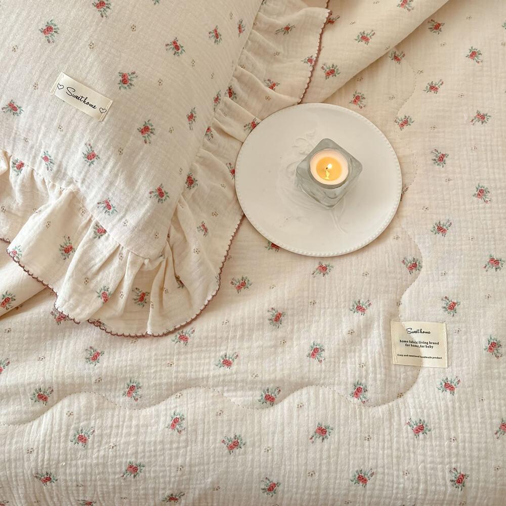 Reversible Cotton Quilt Sets - StuffedHome