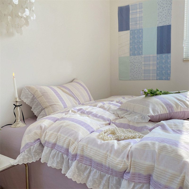 Soft Stripe Bedding Set