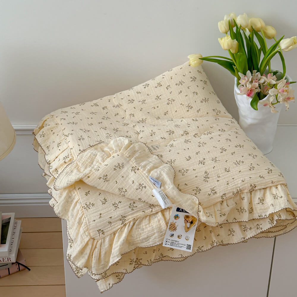 Cotton Reversible Quilt Set - StuffedHome