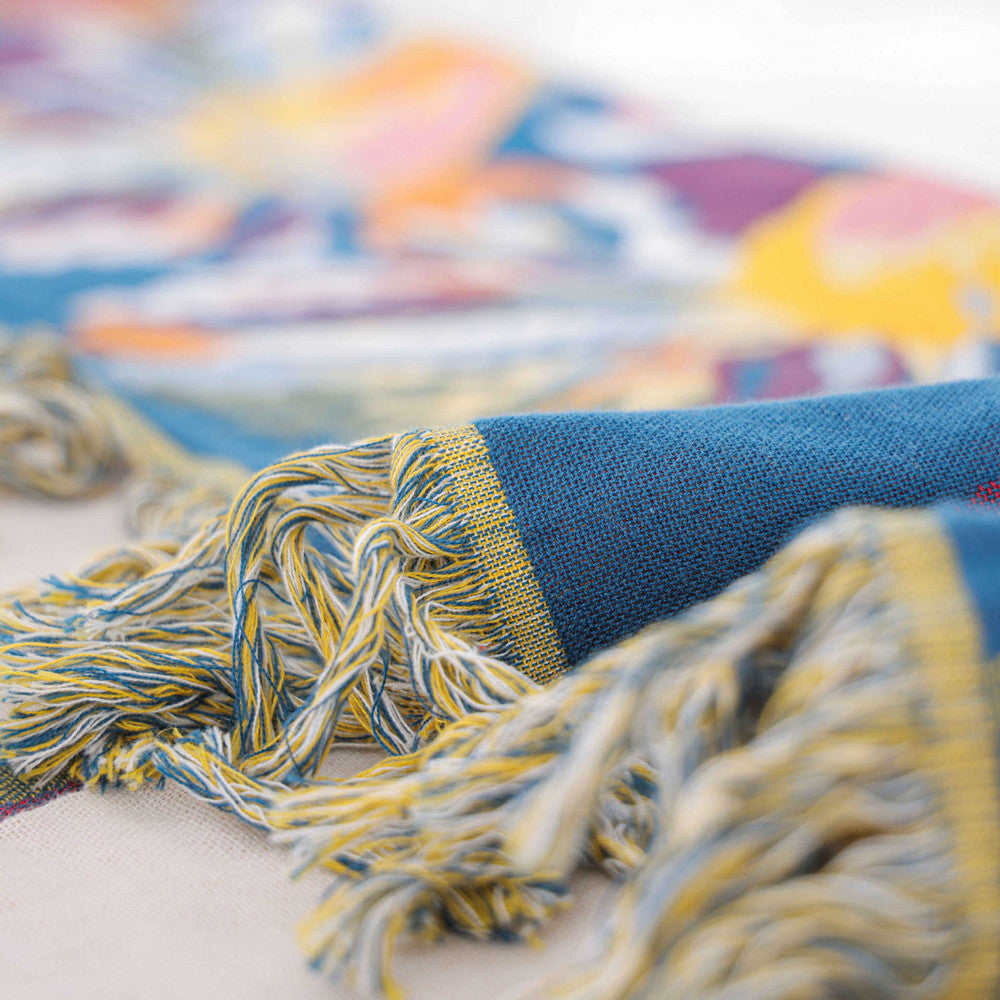Boho Woven Throw Blanket - StuffedHome
