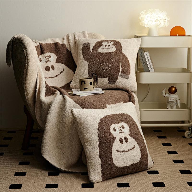 Throw Pillow and Blanket Set - StuffedHome