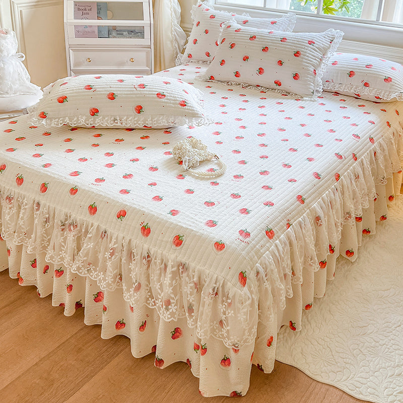 Cotton Ruffle Bed Skirt - StuffedHome