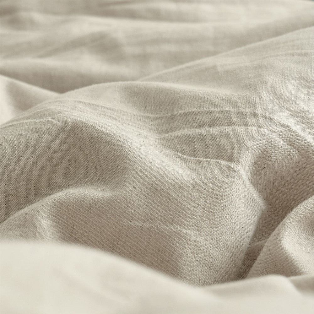 Striped Cotton and Linen Bedding Set - StuffedHome