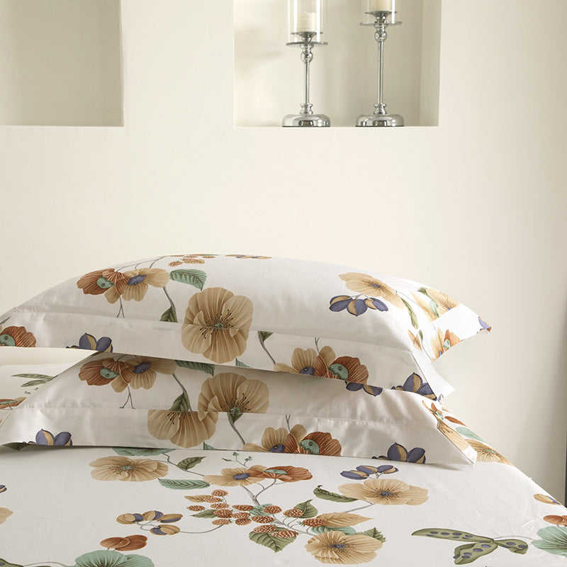 Percale Cotton Fitted Sheet - StuffedHome