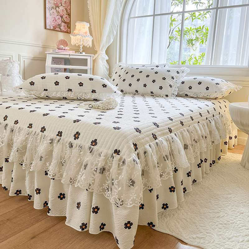 Cotton Ruffle Bed Skirt - StuffedHome