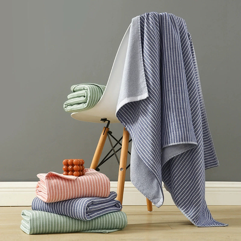 Striped Bath Towel Set - StuffedHome