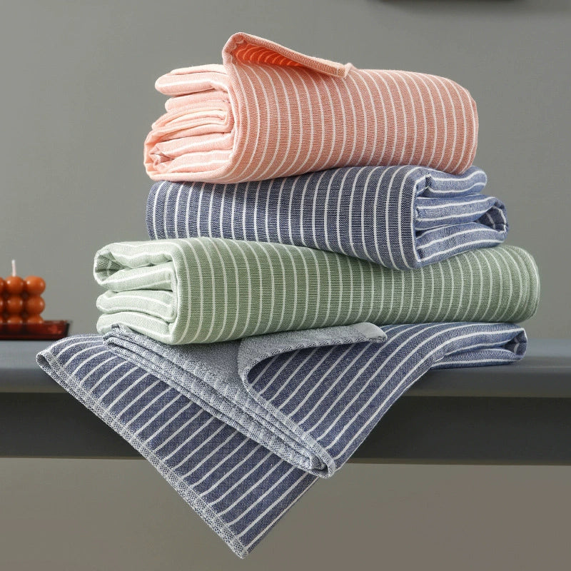 Striped Bath Towel Set - StuffedHome