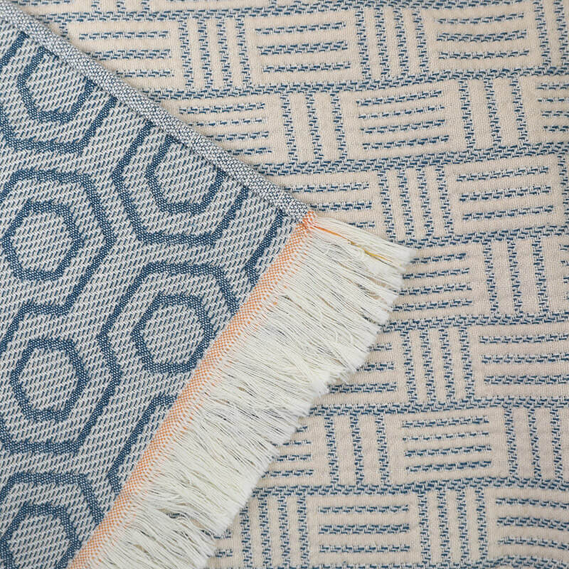 100% Cotton Throw Blanket - StuffedHome