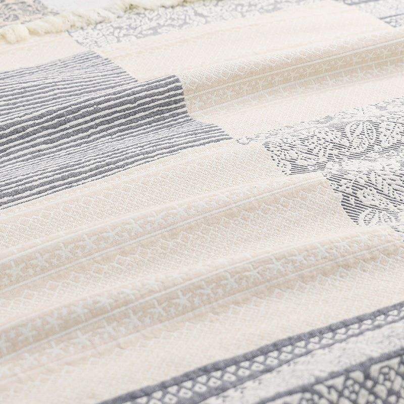 Cotton Throw Blanket for Bed - StuffedHome