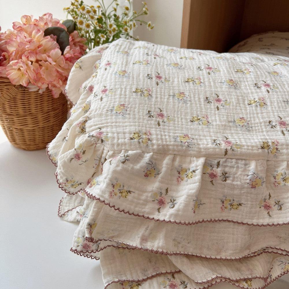 Floral Cotton Quilt Set - StuffedHome