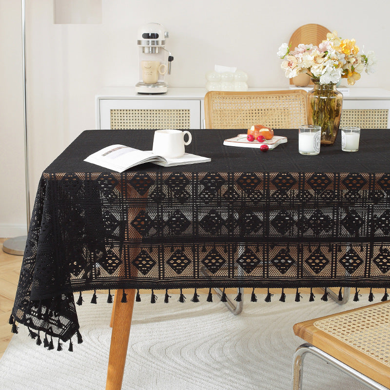 Delicate Crochet Tablecloth - StuffedHome
