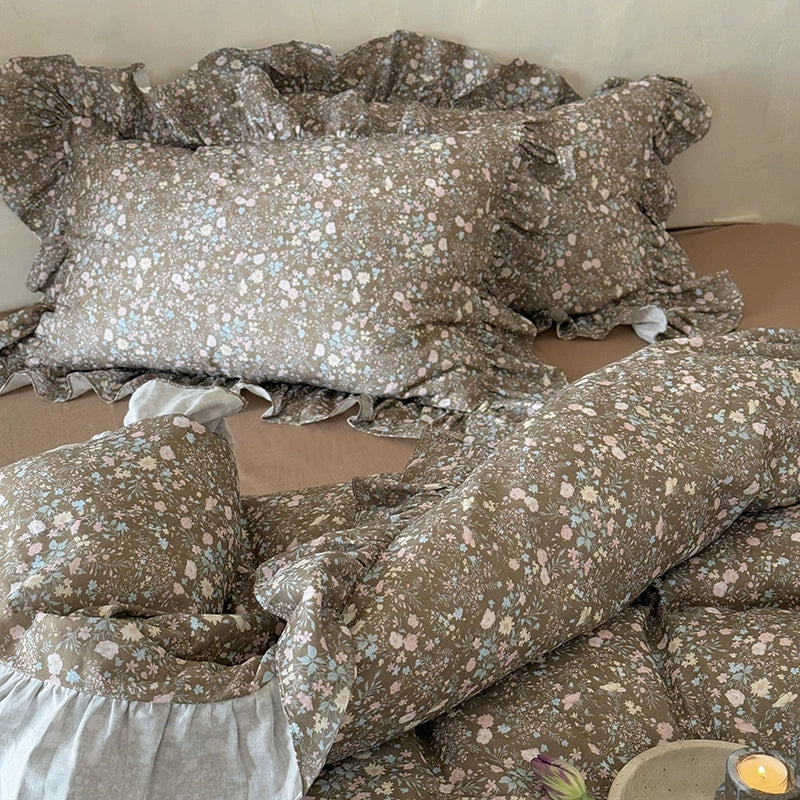 Earthy Floral Bedding Set - StuffedHome