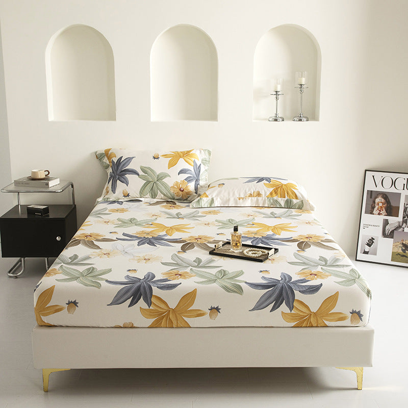 Percale Cotton Fitted Sheet - StuffedHome