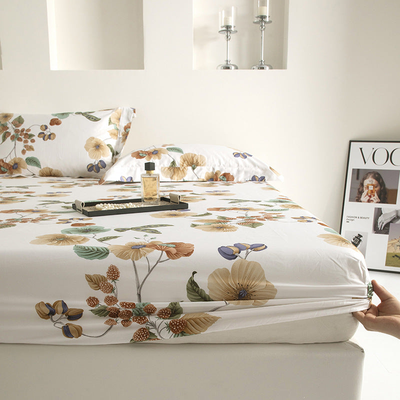 Percale Cotton Fitted Sheet - StuffedHome