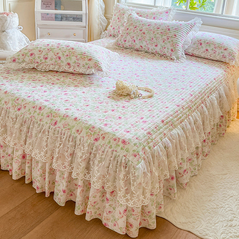 Cotton Ruffle Bed Skirt - StuffedHome