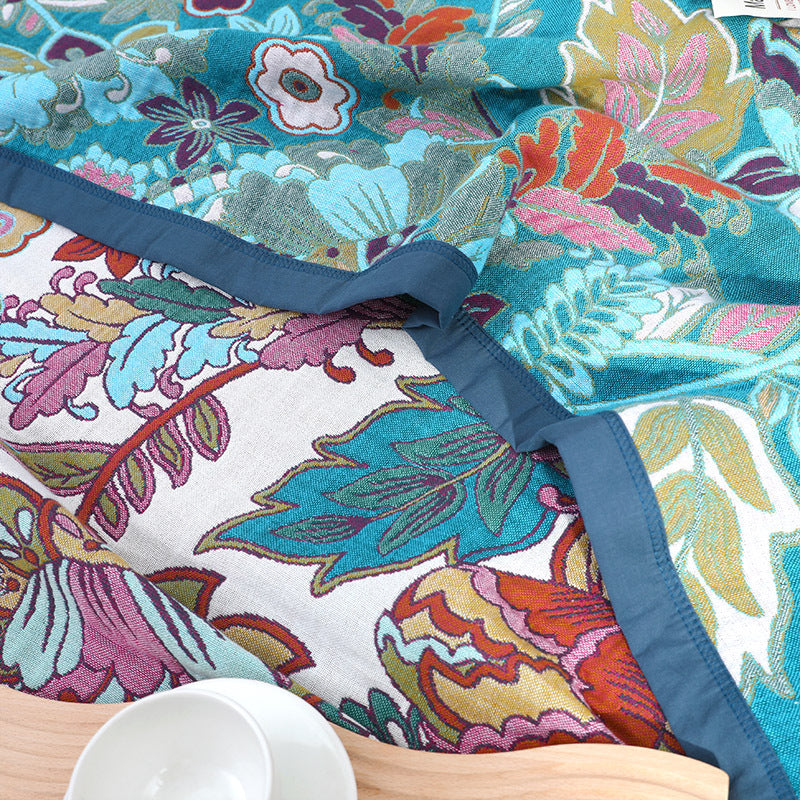 Vintage Floral Throw Blanket - StuffedHome