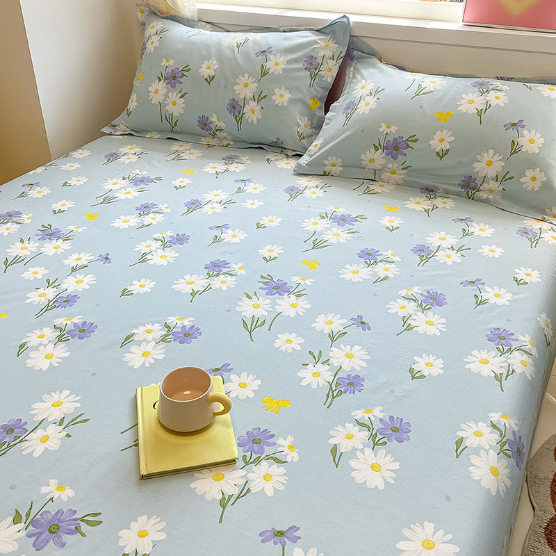 Floral Fitted Bed Sheet - StuffedHome