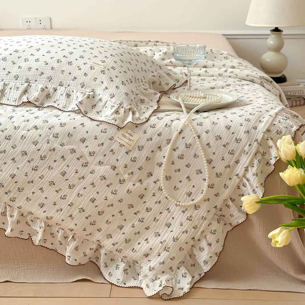 Cotton Floral Comforter Set - StuffedHome
