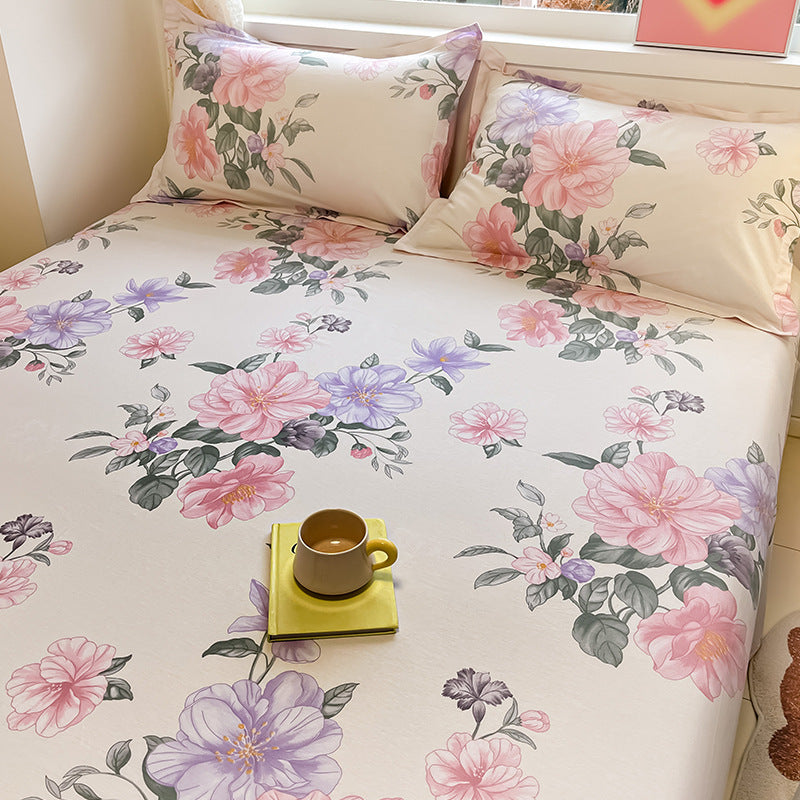 Floral Fitted Bed Sheet - StuffedHome