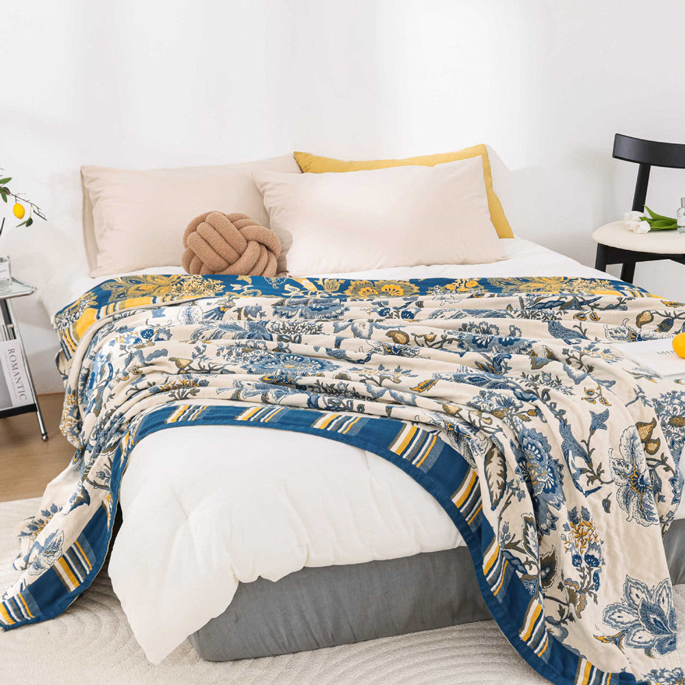 Summer Cotton Throw Blanket - StuffedHome