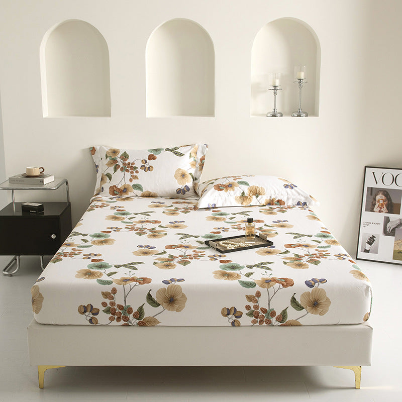 Percale Cotton Fitted Sheet - StuffedHome