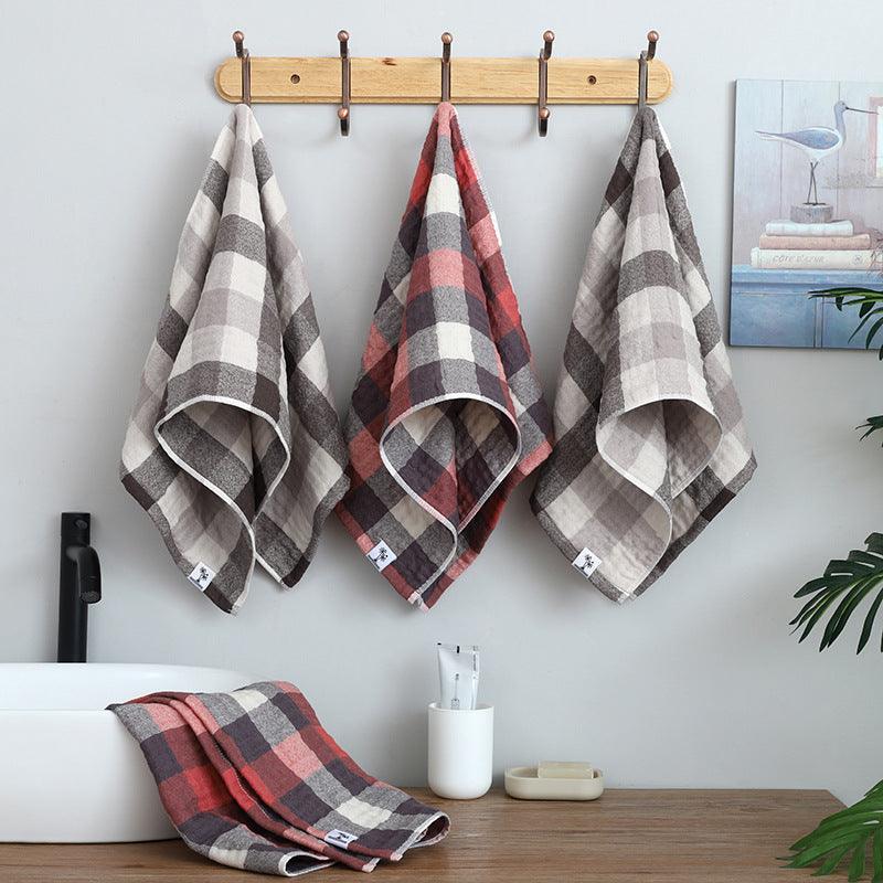 Plaid Bathroom Towel Sets - StuffedHome