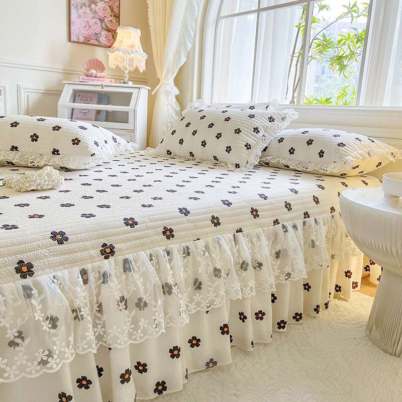 Cotton Ruffle Bed Skirt - StuffedHome