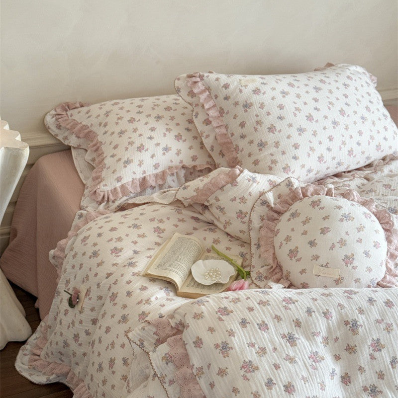 Queen Size Floral Bedding Set - StuffedHome