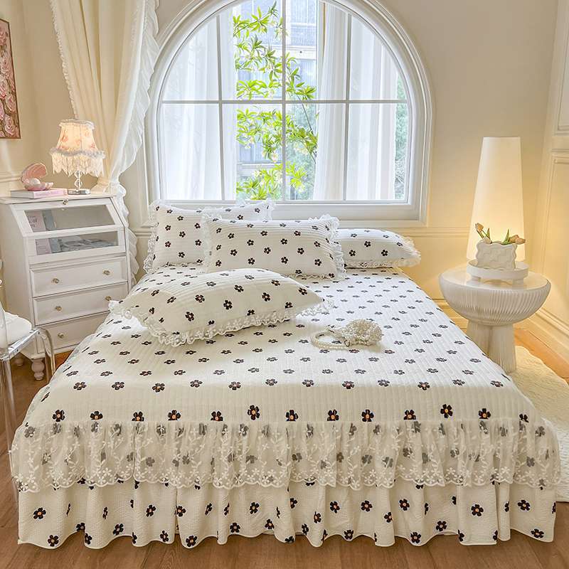 Cotton Ruffle Bed Skirt - StuffedHome