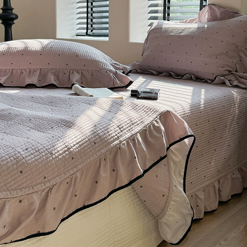 Cotton Quilted Coverlet Set - StuffedHome