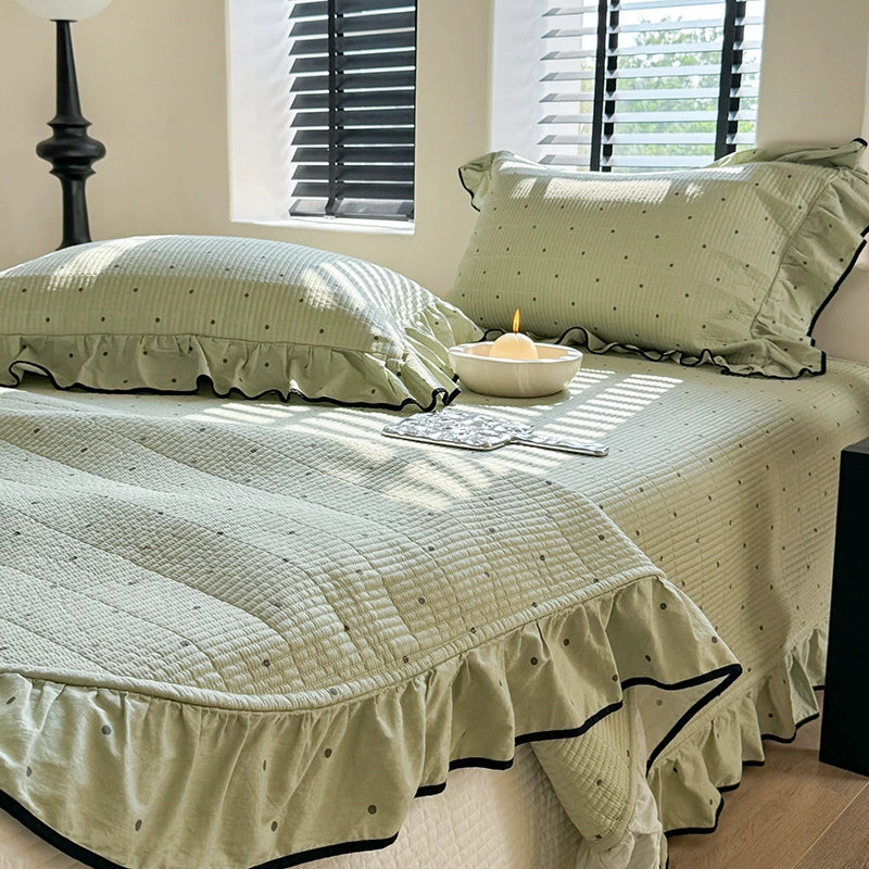 Cotton Quilted Coverlet Set - StuffedHome