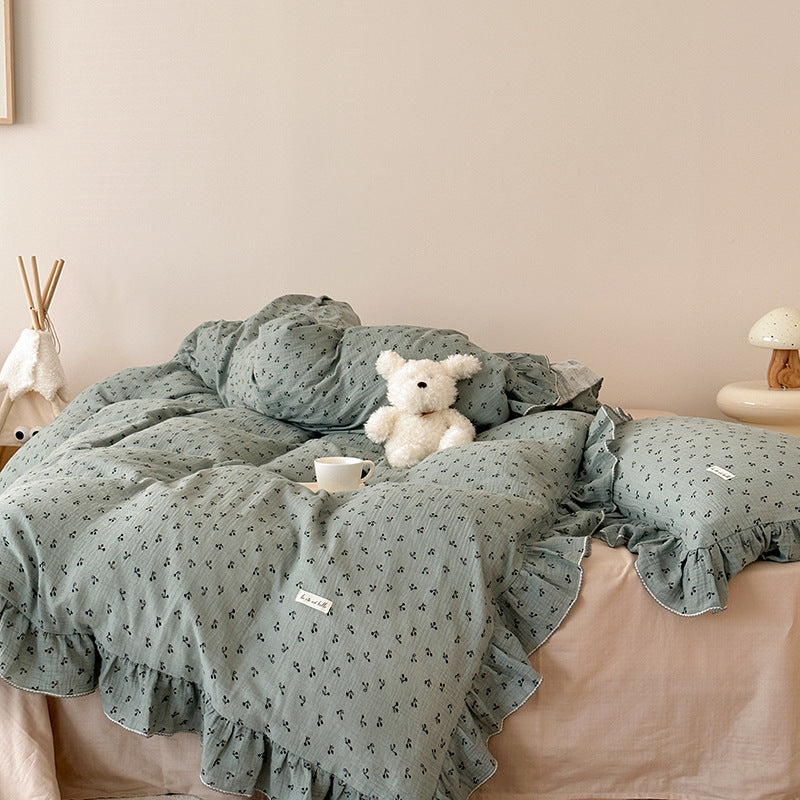 Ruffle Bedding Duvet Cover - StuffedHome