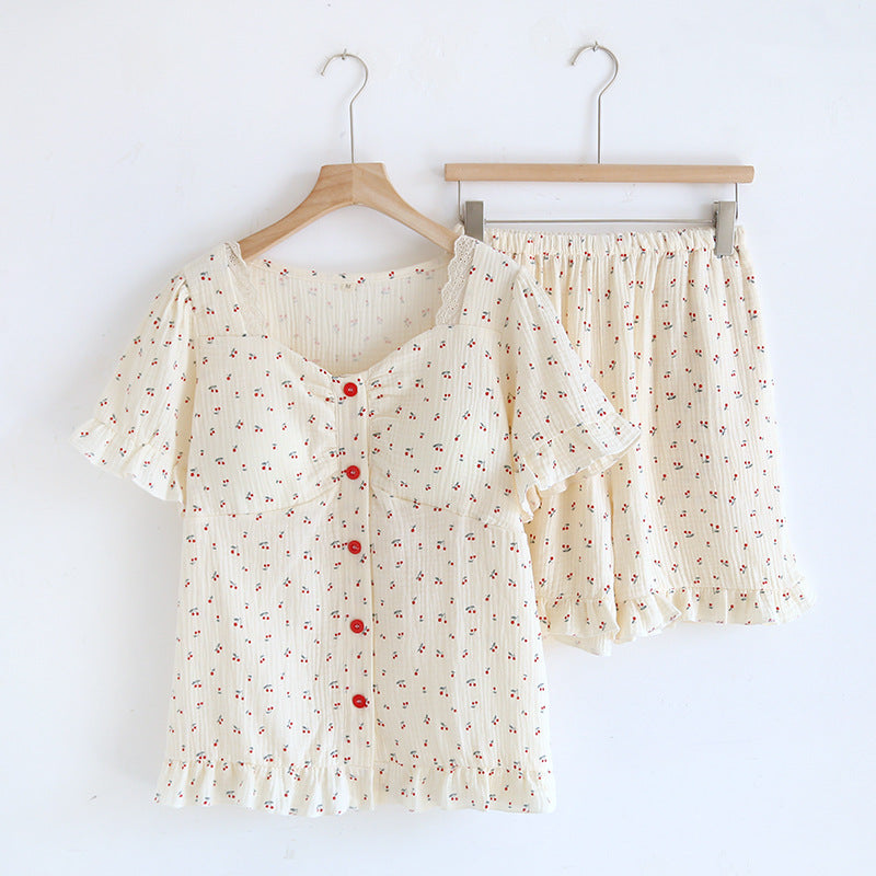 Short Sleeve Pajama Set - StuffedHome