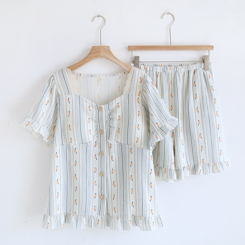 Short Sleeve Pajama Set - StuffedHome