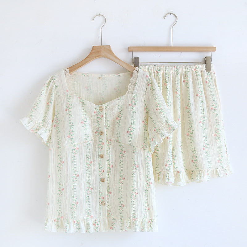 Short Sleeve Pajama Set - StuffedHome