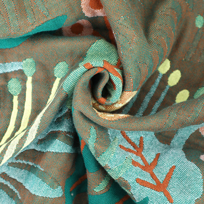 Jungle-themed Cotton Throw Blanket - StuffedHome