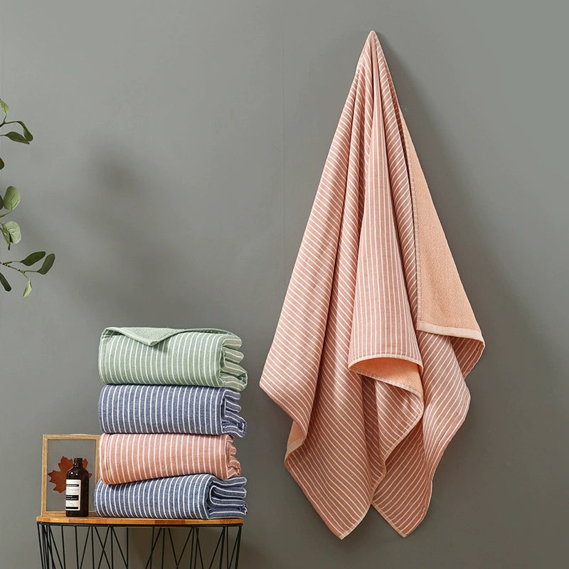 Striped Bath Towel Set - StuffedHome