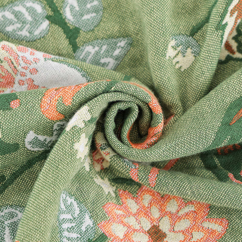 Green Throw Blanket for Bed - StuffedHome