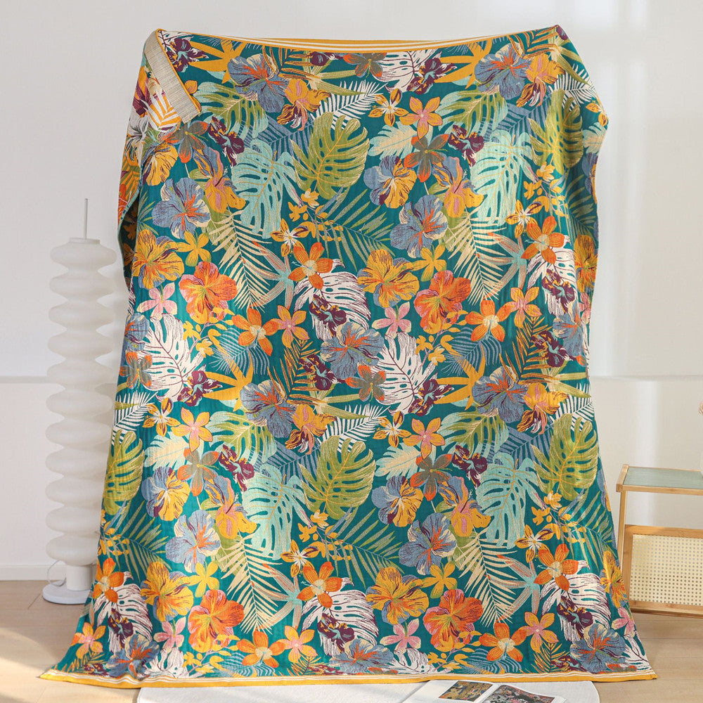 Tropical Paradise Throw Blanket – Sofa & Bed Accent