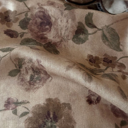 Vintage Rose Ruffle Bedding Set – Cottage Cotton Muslin