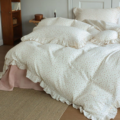 Luxurious floral bedding set